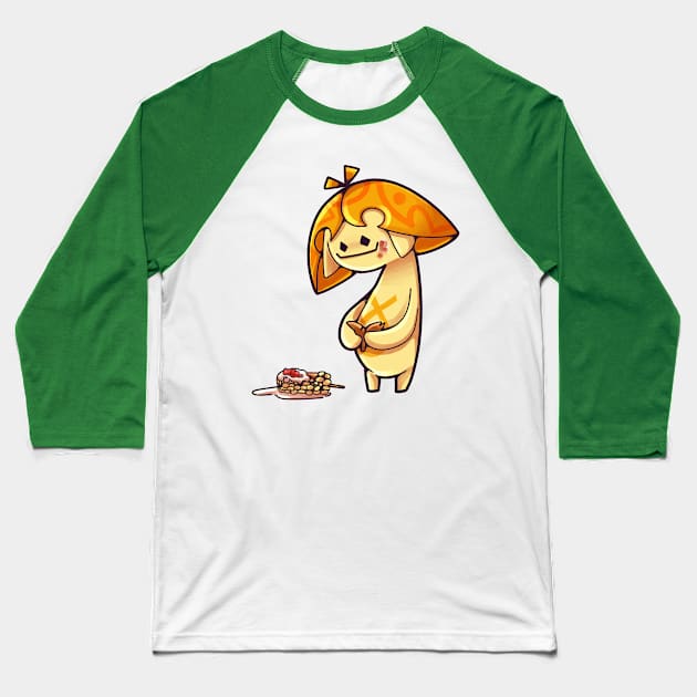 Arana Sad Baseball T-Shirt by Sagurin